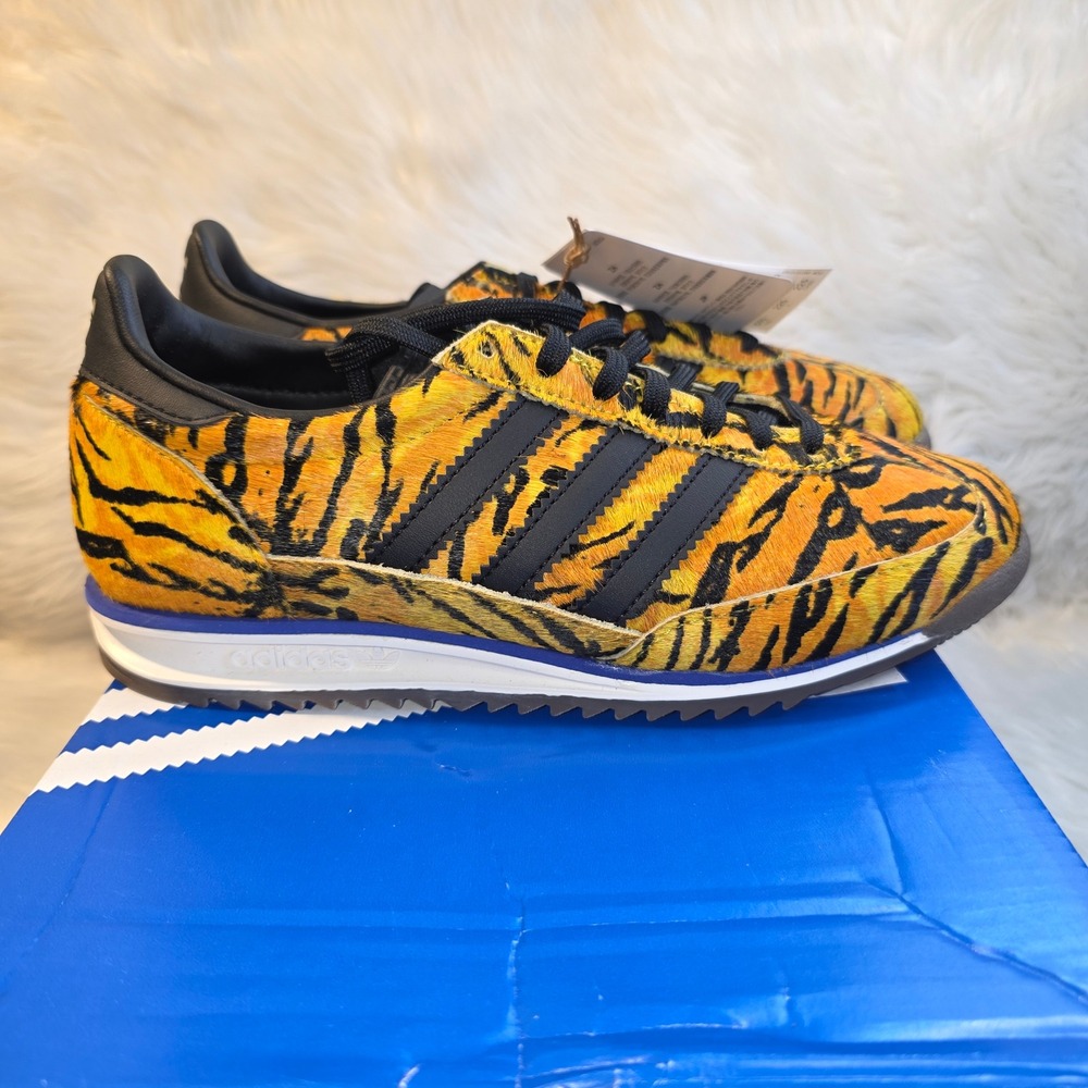 adidas SL 72 OG Women's 5.5 Tiger Print Cow Fur KH8812 NIB